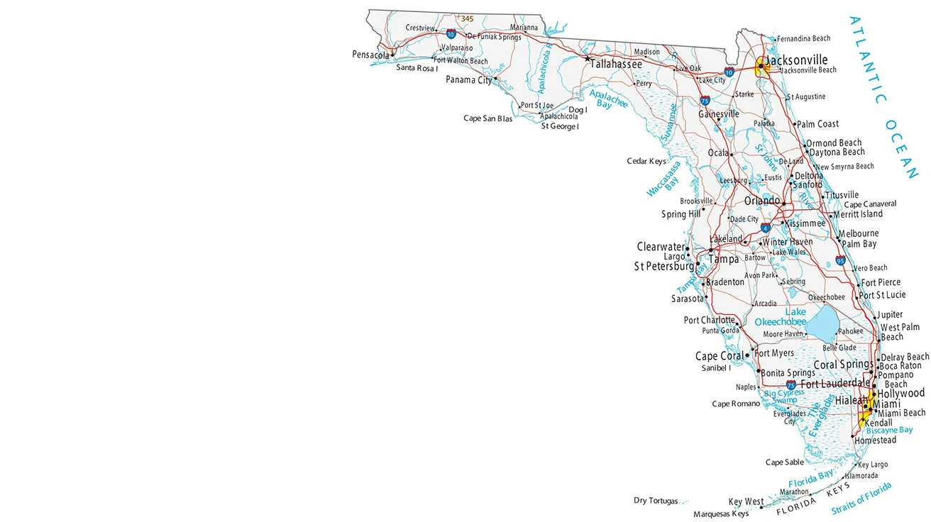 Map of Florida